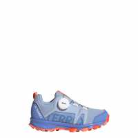 Adidas Маратонки За Бягане По Пътеки Terrex Agravic Boa Trail Running Shoes Kids Solar Gold / Blue Dawn / Blue Детски туристически обувки