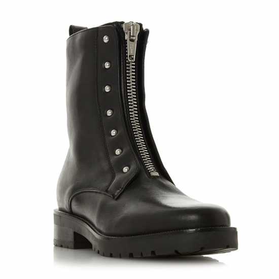 Мотоциклетни Ботуши Dune London Raffi Studded Buckle Biker Boots  Дамски ботуши