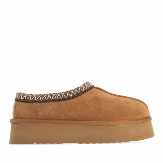 Everau Wonga Leather Slippers  
