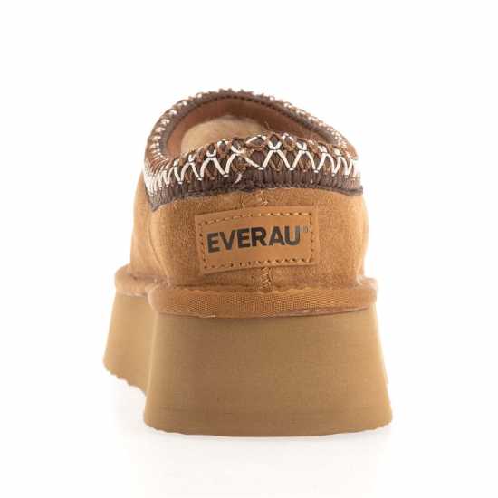 Everau Wonga Leather Slippers  