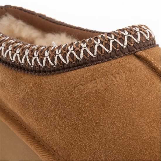 Everau Wonga Leather Slippers  