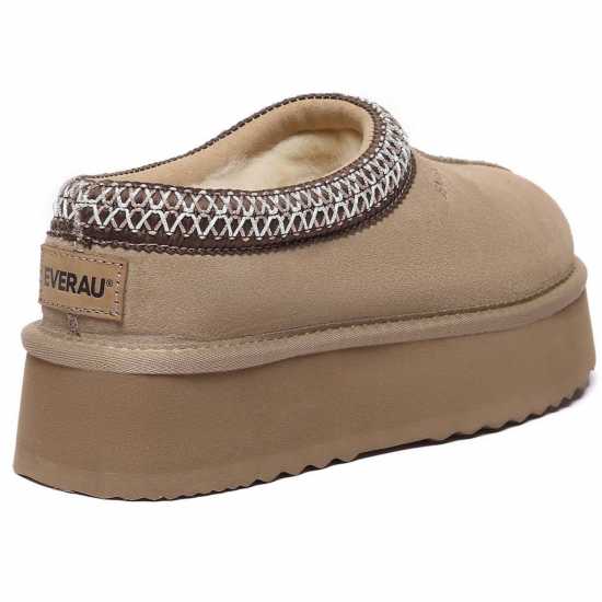 Everau Wonga Leather Slippers  