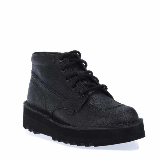 Kickers Kick Hi Stack Glitter Boots  