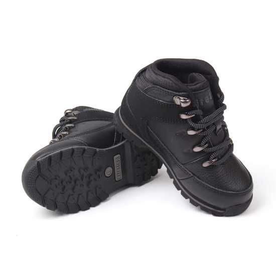 Firetrap Боти Rhino Boots Infants Черно/Черно Детски ботуши