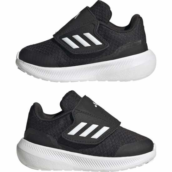 Adidas Falcon 3 Infant Running Shoes Black/White Детски маратонки