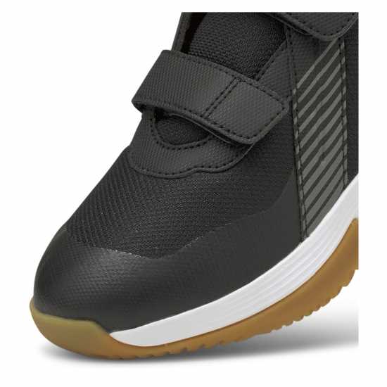 Puma Varion V Jr Indoor Court Shoes Black/Gum Детски маратонки