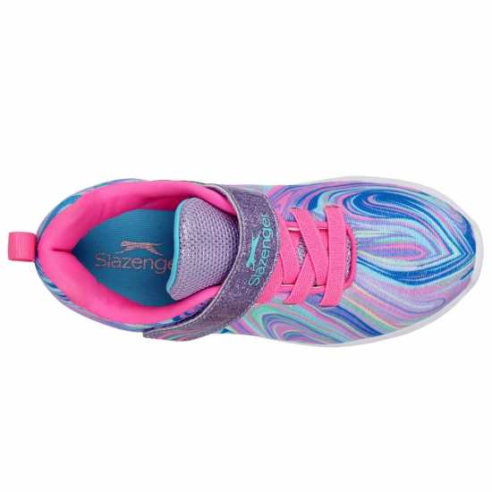 Slazenger Маратонки За Момиче Alie Child Girls Trainers Pink/Multi Детски маратонки