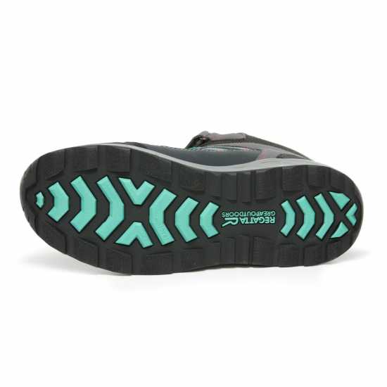 Regatta Kids' Samaris Junior Velcro Waterproof Hiking Boot Гранит/Дъхс 