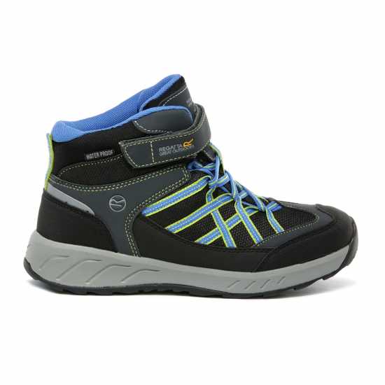 Regatta Kids' Samaris Junior Velcro Waterproof Hiking Boot Брайар / ФрБлу Regatta Kids' Samaris Junior Velcro Waterproof Hiking Boot Брайар / ФрБлу