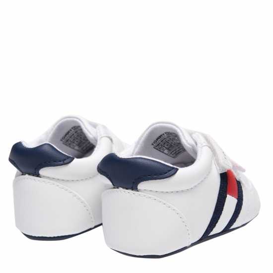 Tommy Hilfiger Thk Kiki Flag Velcro Cr00 White X336 Бебешки обувки и маратонки
