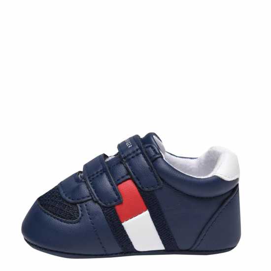 Tommy Hilfiger Thk Kiki Flag Velcro Cr00 Blue X007 Бебешки обувки и маратонки