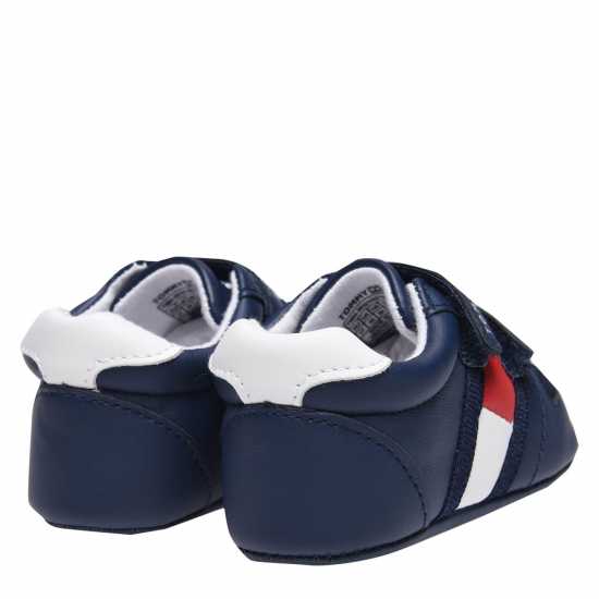 Tommy Hilfiger Thk Kiki Flag Velcro Cr00 Blue X007 Бебешки обувки и маратонки