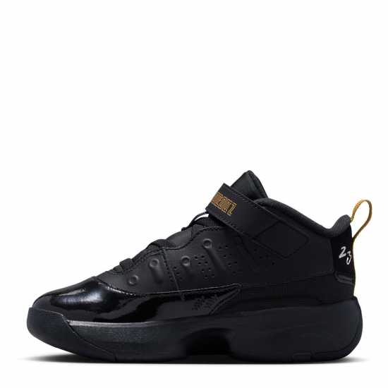 Air Jordan Max Aura Basketball Trainers Черно/Металик Злато 