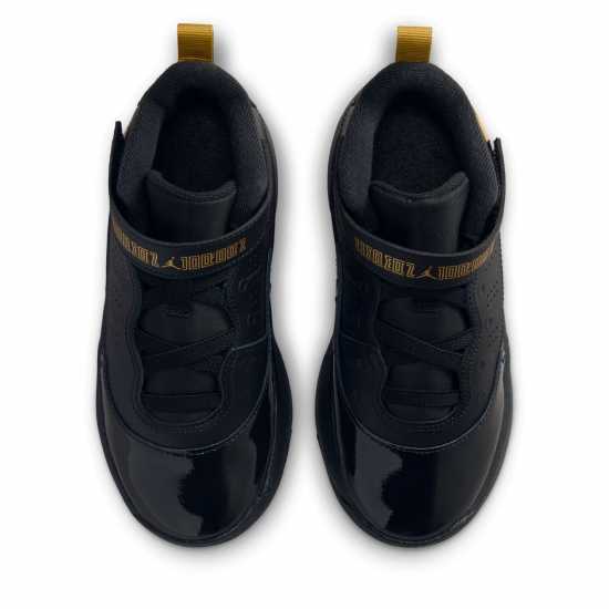 Air Jordan Max Aura Basketball Trainers Черно/Металик Злато 