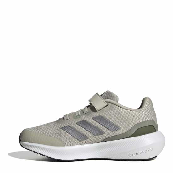 Adidas Run Falcon 3 Childrens Boys Running Shoes Grey/White Детски маратонки