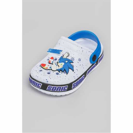 Sonic Clogs Childrens Бяло Sonic Clogs Childrens Бяло