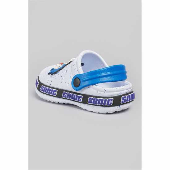 Sonic Clogs Childrens Бяло Sonic Clogs Childrens Бяло