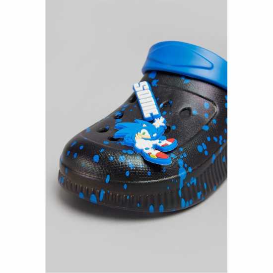 Sonic Clogs Childrens Черно Sonic Clogs Childrens Черно