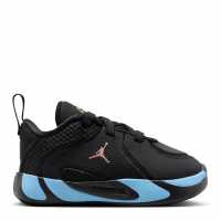 Air Jordan Kids' Basketball Trainers Black/Blue 