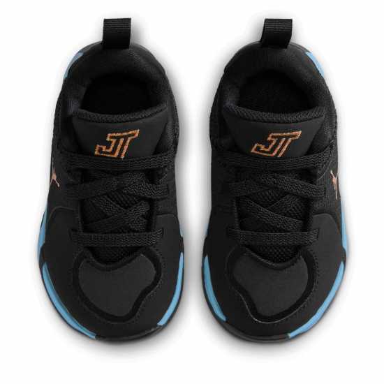 Air Jordan Kids' Basketball Trainers Black/Blue 
