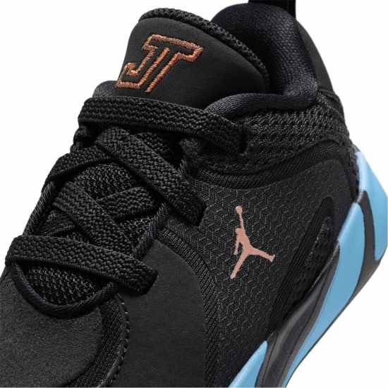 Air Jordan Kids' Basketball Trainers Black/Blue 