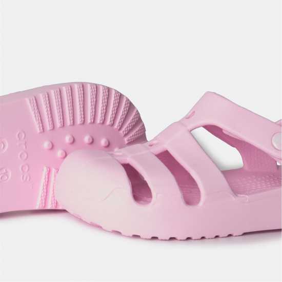 Crocs Kids' Fisherman Flat Sandals Розово мляко 