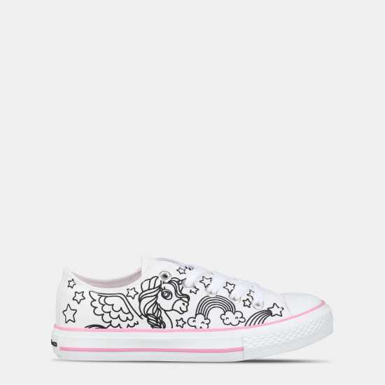 Soulcal Canvas Low Childrens Unicorn 