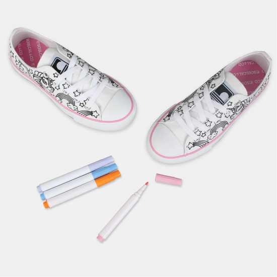 Soulcal Canvas Low Childrens Unicorn 