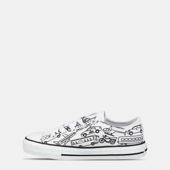 Soulcal Canvas Low Childrens Cars 