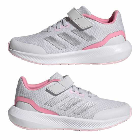 Adidas Момичешки Маратонки За Бягане Run Falcon 3 Children Girls Running Shoes Grey/Pink Детски маратонки