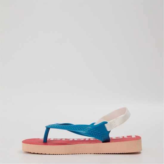 Havaianas Джапанки Unisex Kids Baby Logomania Salmon Flip Flops Ballet Rose 