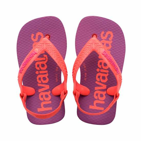 Havaianas Джапанки Unisex Kids Baby Logomania Salmon Flip Flops Salmon 