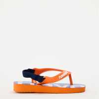 Havaianas Джапанки Unisex Kids Baby Logomania Salmon Flip Flops Begonia Orange 