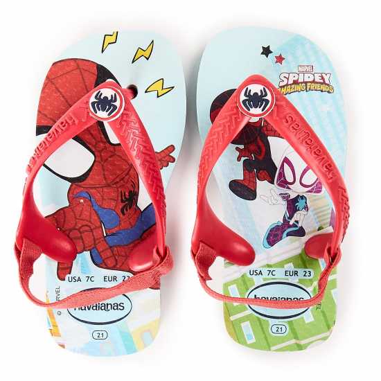 Havaianas Джапанки Unisex Kids' Flip Flops BlueRed 