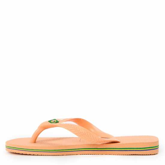 Havaianas Джапанки Kids' Brasil Logo Rose Gum Flip Flops Peach 