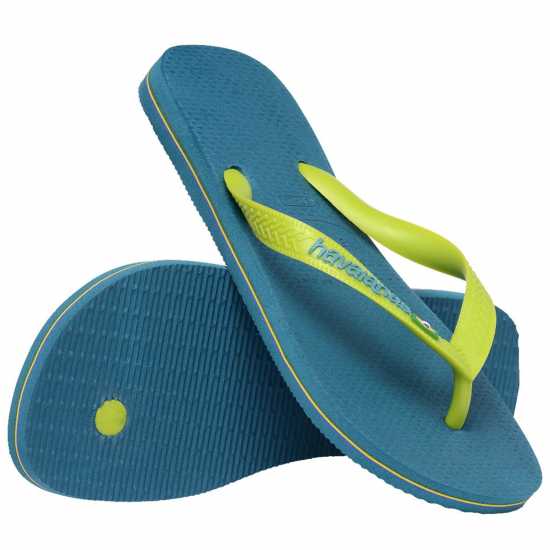 Havaianas Джапанки Kids' Brasil Logo Rose Gum Flip Flops Amznte Blue 