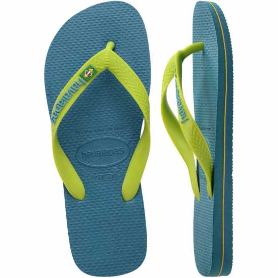 Havaianas Джапанки Kids' Brasil Logo Rose Gum Flip Flops Amznte Blue 