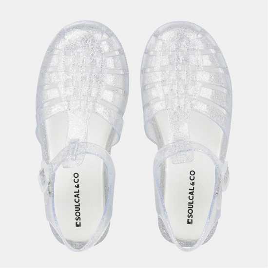 Soulcal Kids' Hook And Loop Jelly Shoes  