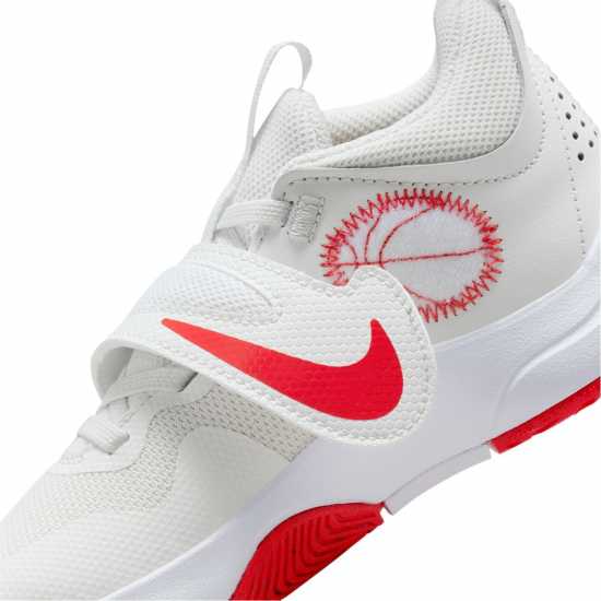 Nike Hustle D 11 (Ps) White/Red Мъжки баскетболни маратонки