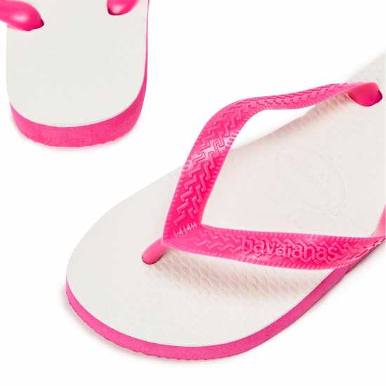 Havaianas Джапанки Hav. Tradicional Black 33/34 Flip Flops Unisex Kids White 