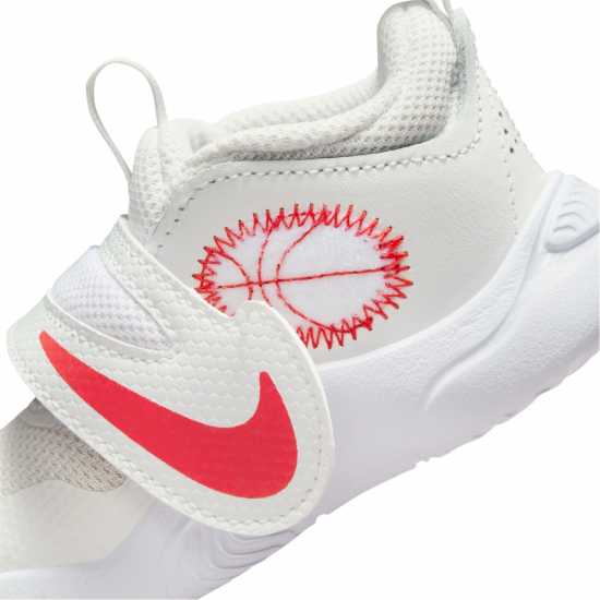 Nike Team Hustle D 11 (Td) White/Red Мъжки баскетболни маратонки