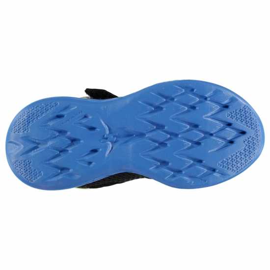 Skechers Маратонки За Малки Деца Gorun 600 Infant Trainers Черно/Синьо/Лайм Детски маратонки за бягане