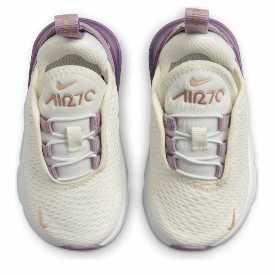 Nike Маратонки За Малко Момиче Air Max 270 Trainers Infant Girls White/RedBronze Детски маратонки