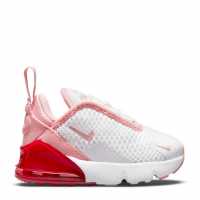 Nike Маратонки За Малко Момиче Air Max 270 Trainers Infant Girls White/Pink Детски маратонки
