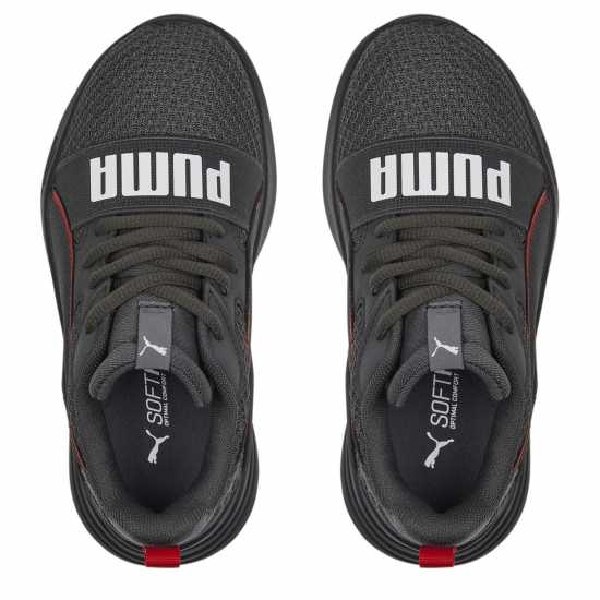 Puma Wired Run Pure Ps Grey/Red Детски маратонки