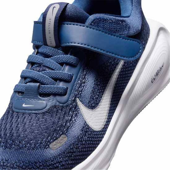 Nike Stellar Ride Runner Childrens Морско синьо/Бяло 