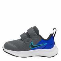 Nike Runner 3 Trainers Infant Grey/Black/Blue Детски маратонки