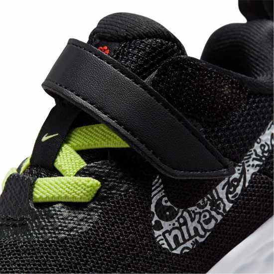 Nike Revolution 6 Baby/toddler Shoe Black/Wht/Lemon - Детски маратонки