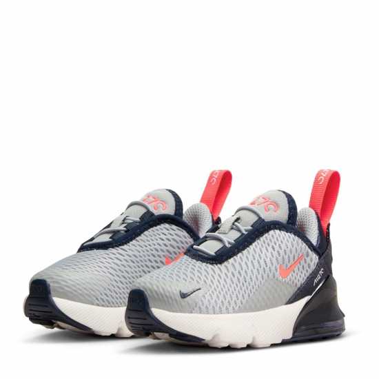 Nike Air Max 270 Trainer Infant Boys Grey/Red Детски маратонки