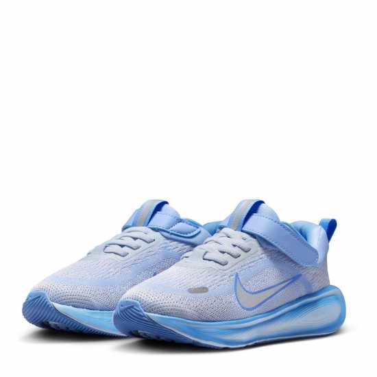 Nike Stellar Ride Runners Childrens МетСилв/Син 